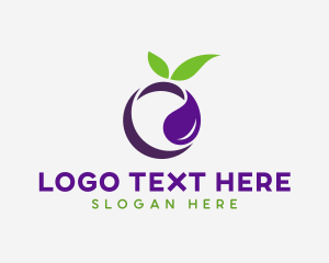 Vegan - Vegan Acai Berry logo design