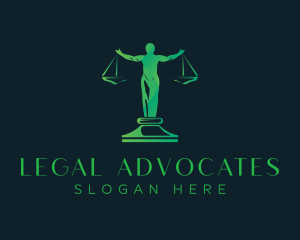 Human Justice Scale logo design