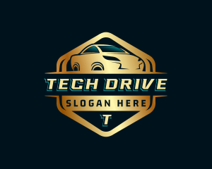 Car Drive Racing logo design