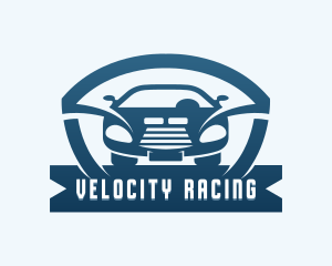 Car Racing Automobile  logo design