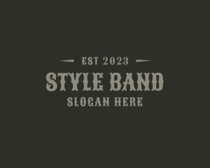 Western Masculine Style logo design