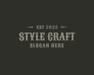 Western Masculine Style logo design