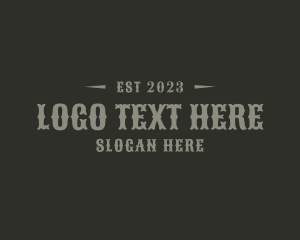 Shop - Western Masculine Style logo design