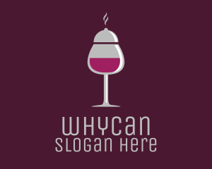 Food And Drink - Cloche Wine Glass logo design