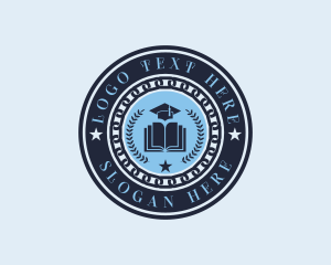 Toga Hat - Education Academy University logo design