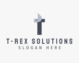 Modern Business Company Letter T logo design