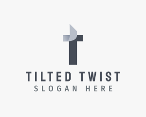 Modern Business Company Letter T logo design