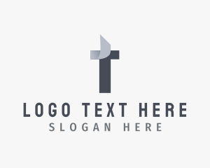 Letter T - Modern Business Company Letter T logo design