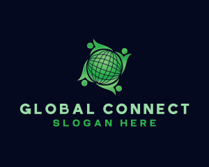 International - Globe Community International logo design