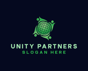 Cooperation - Globe Community International logo design