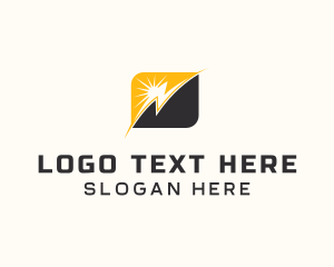 Lightning - Solar Electric Company logo design
