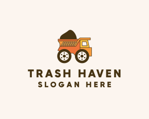 Transportation Dump Truck logo design