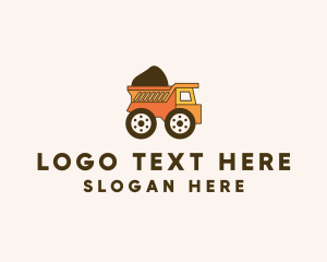 Transport - Transportation Dump Truck logo design