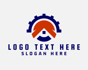 Property Developer - Cog House Property logo design