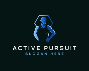 Activity - Muscle Fitness Trainer logo design
