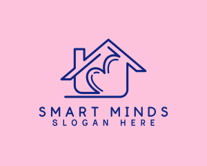 Social Welfare - House Heart Shelter logo design