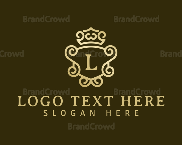 Elegant Crown Mirror Logo