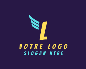 Wing Lettermark Company Logo