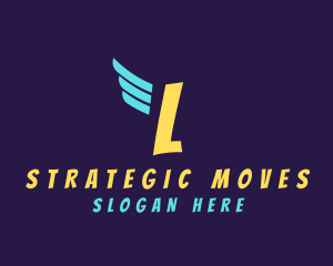 Wing Logistics Company logo design