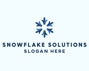 Winter - Snowflake Winter Season logo design