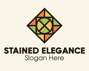 Stained Glass Radial logo design