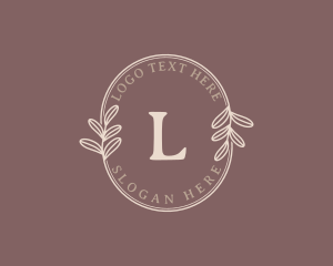 Pretty - Oval Wreath Company logo design