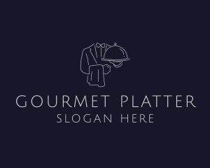 Platter - Butler Catering Dining logo design