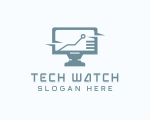Computer Digital Monitor logo design