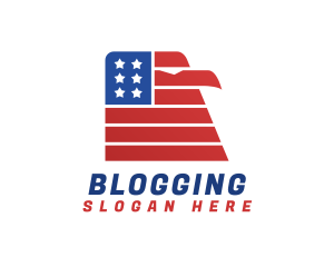 Shape - American Eagle Flag logo design
