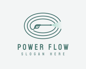 Power Washer Cleaner logo design