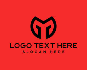 High Tech - Esports Gamer Letter M logo design