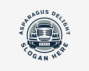 Cargo Freight Truck logo design