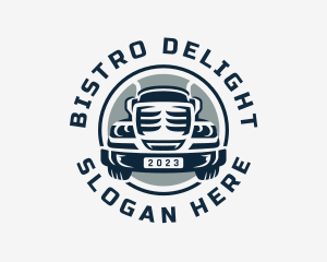 Cargo Freight Truck logo design