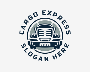Cargo Freight Truck logo design