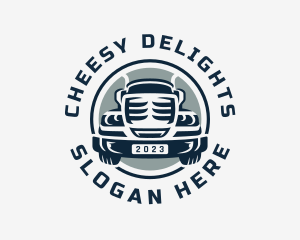 Cargo Freight Truck logo design