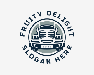 Cargo Freight Truck logo design