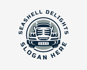 Cargo Freight Truck logo design