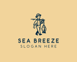 Fisherman - Fisherman Fish logo design