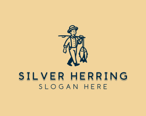 Herring - Fisherman Fish logo design