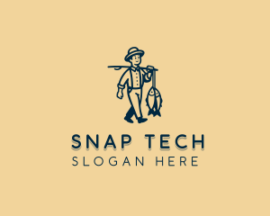 Snapper - Fisherman Fish logo design