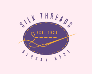 Tailoring Stitch Needle logo design