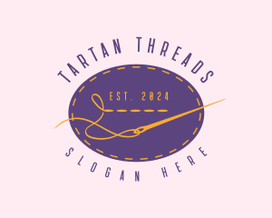 Tailoring Stitch Needle logo design