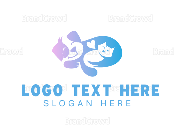 Dog Cat Care Logo