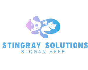 Dog Cat Care logo design