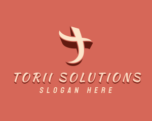 Business Brand Letter T logo design