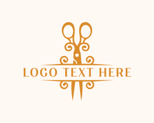 Shears - Elegant Craft Scissors logo design