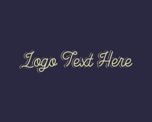 Lettering - Simple Calligraphy Style logo design