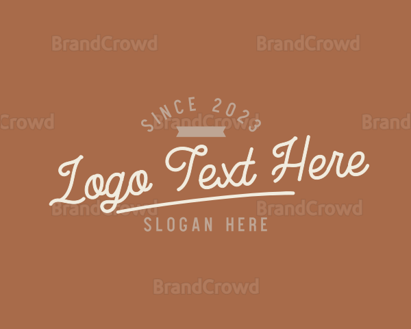 Urban Cursive Banner Logo