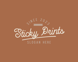 Urban Cursive Banner logo design