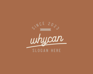 Urban - Urban Cursive Banner logo design